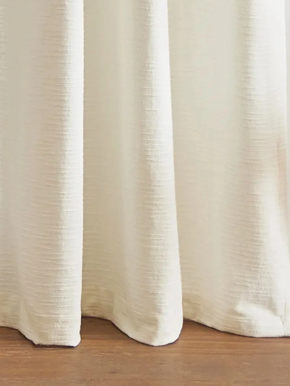 DKNY Pure Martinique Set of 2 Curtain Panels, Off White, 50”x84”, NEW WITH TAGS